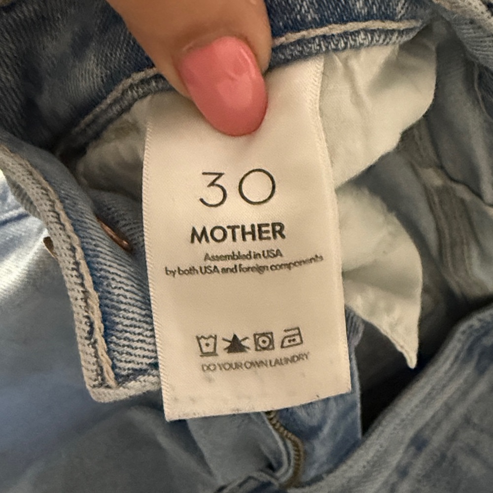 MOTHER “the hustler ankle fray” jeans. Great condition. - Picture 2 of 7